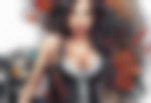 Girl on top of a motorcycle tattoo idea