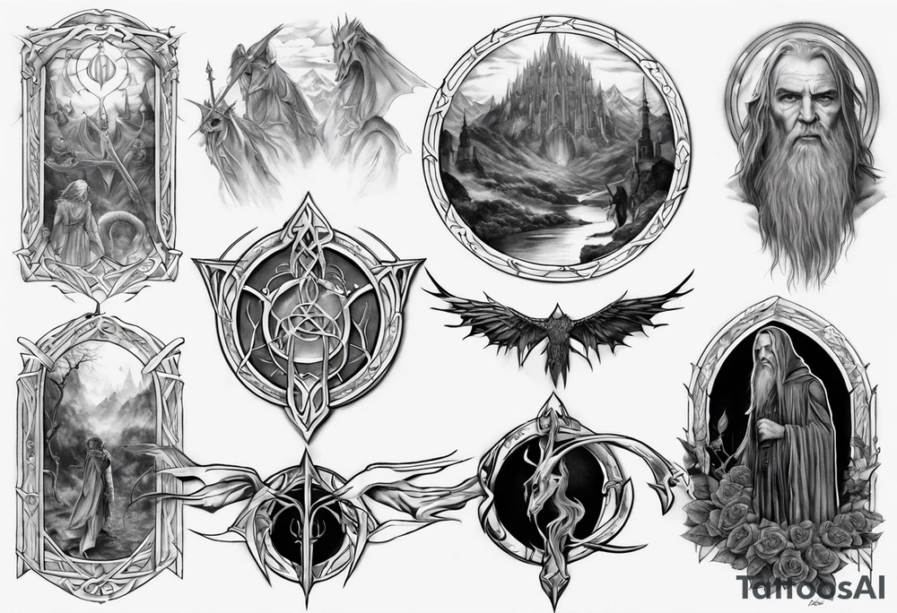 Lord of the rings, tattoo idea