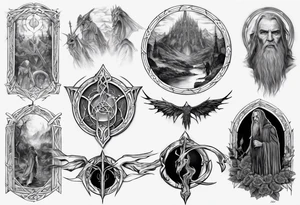 Lord of the rings, tattoo idea