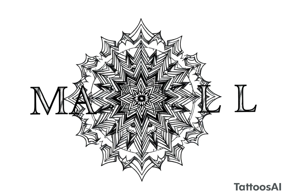 intricate mandala with sacred geometry and cosmic elements tattoo idea intricate mandala with sacred geometry and cosmic elements tattoo idea
