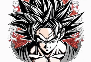 Son Goku death tattoo idea