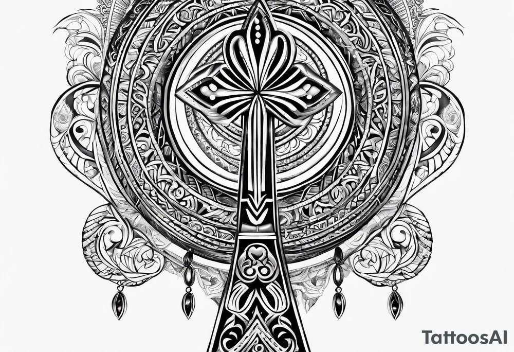 ankh, maori tattoo idea