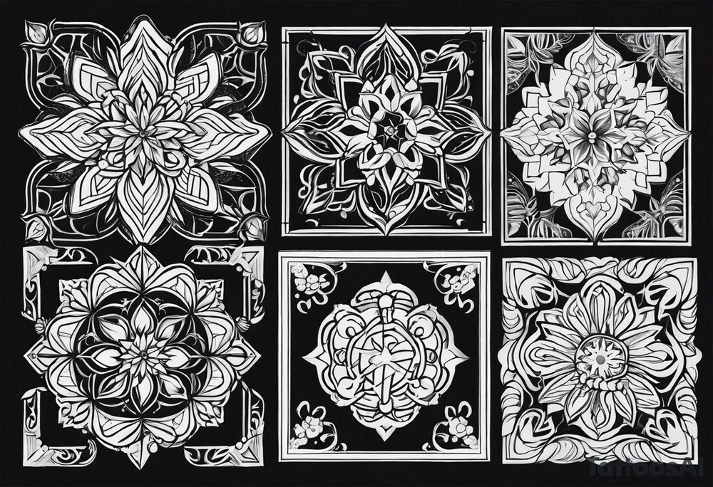 CHRISTMAS GIFT WRAPPERS tattoo idea