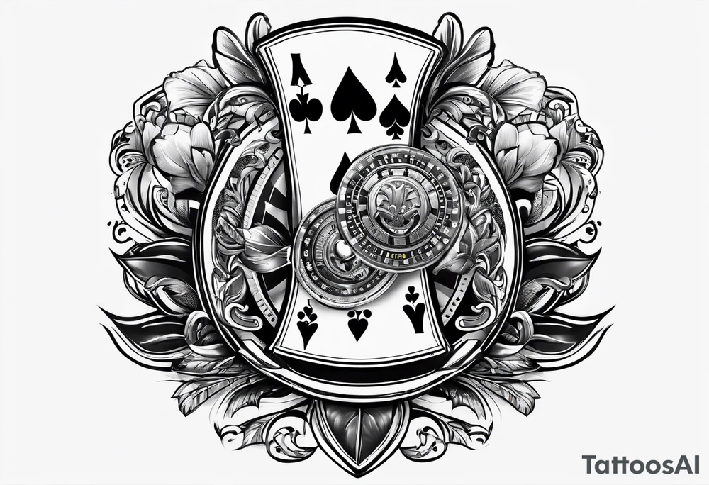 poker machine 7 casino tattoo idea