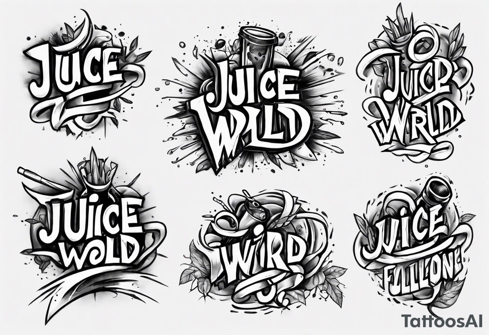 Juice wrld lyrics tattoo idea