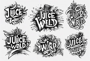 Juice wrld lyrics tattoo idea