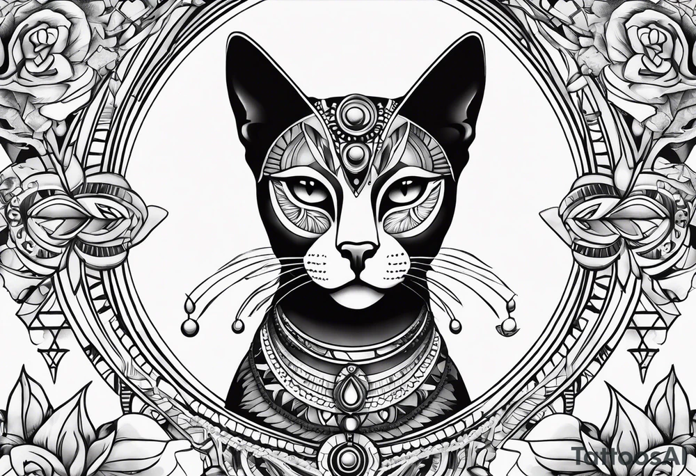 Bastet tattoo idea