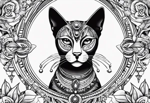 Bastet tattoo idea