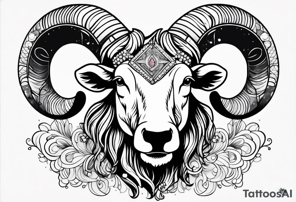 Aries constellation tattoo idea