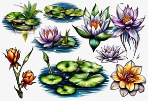 pond tattoo idea