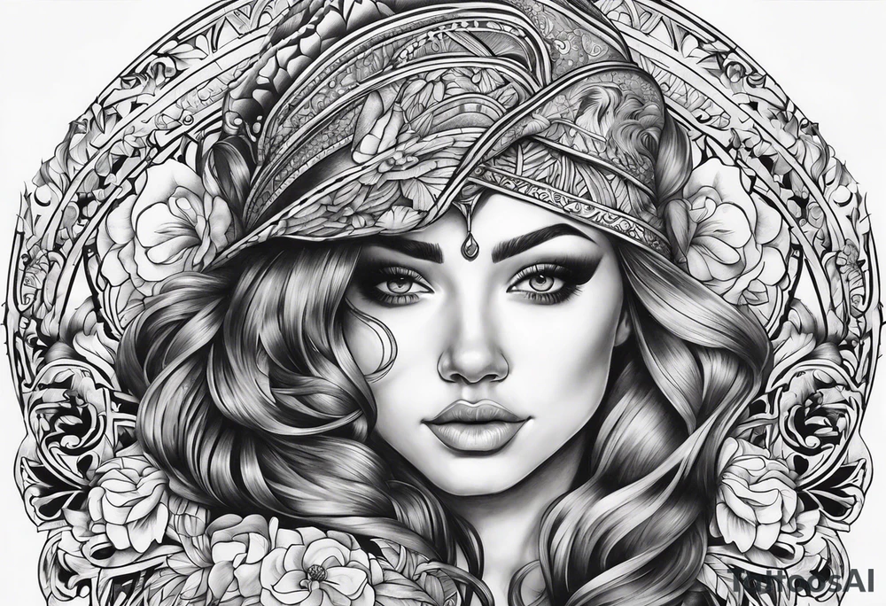 Mcbride family back piece tattoo idea
