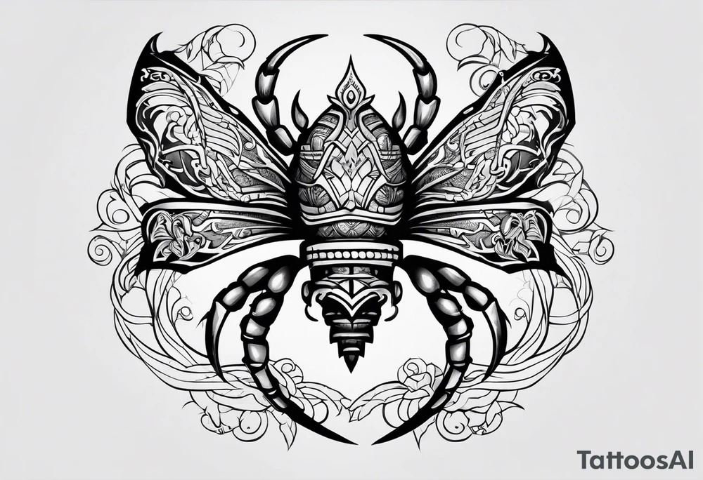 scorpio tattoo idea