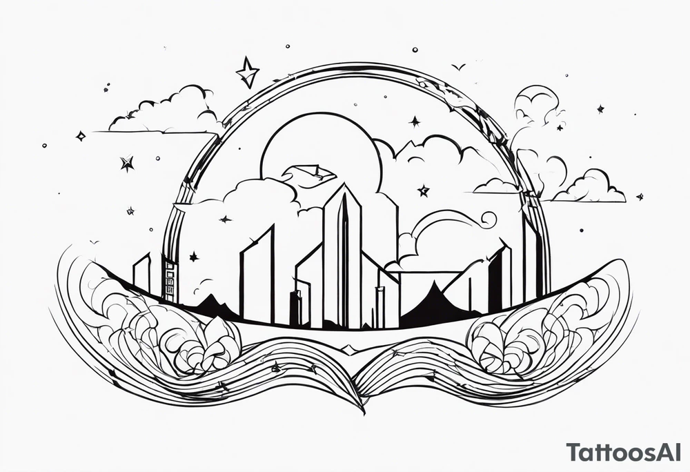 Never give up tattoo idea