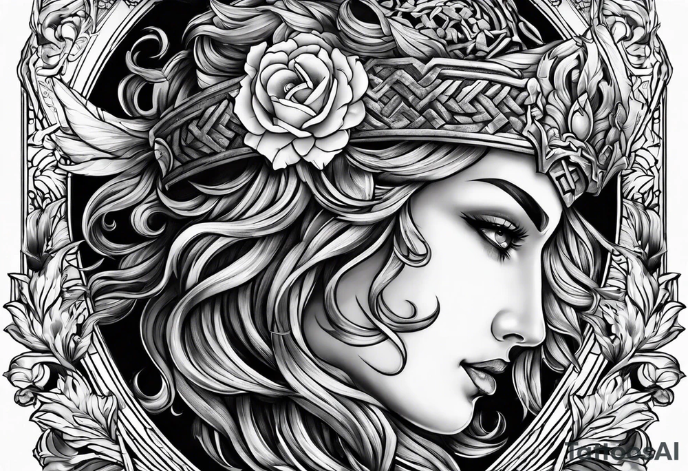 7 steps leading to Zeus tattoo idea