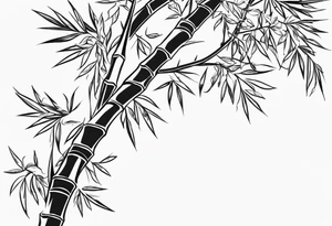 Bamboo Strength tattoo idea