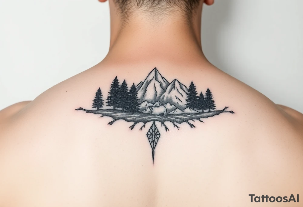 small canadian nature themed tattoo idea