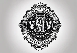 Valhalla military tattoo idea