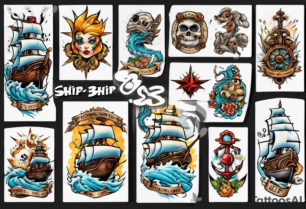SHIP8 INC. tattoo idea