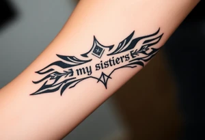 my sister is my best friend "Christy" tattoo idea