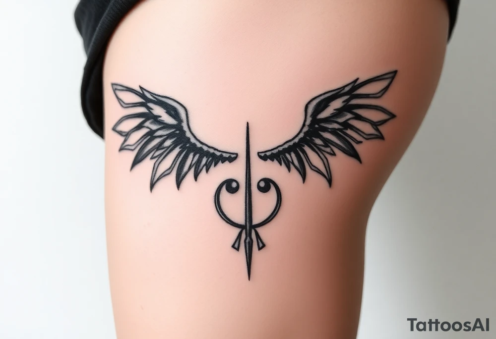 lilith symbol of female power
minimalist
abstract no faces drawn. no wings. symbols of feminine signs
on thigh tattoo idea