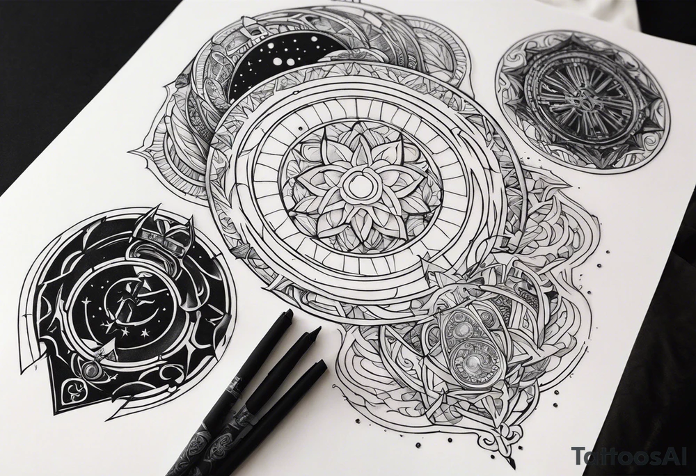 Lord of the rings, star wars, doctor who tattoo idea