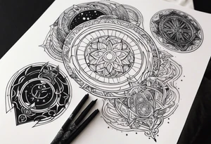 Lord of the rings, star wars, doctor who tattoo idea