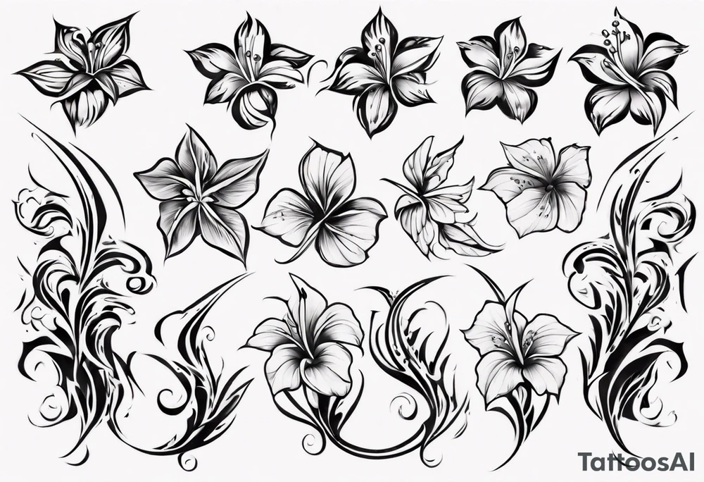 Hibiscusflower Ornament tattoo idea