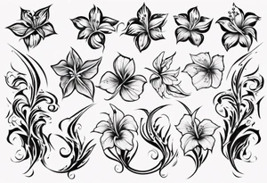 Hibiscusflower Ornament tattoo idea