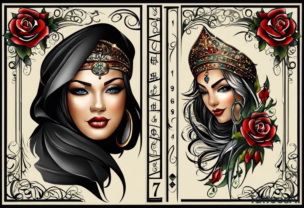 Family birthdates combined - 08.15.1966, 07.17.1974, 03.03.1992, 02.11.2008 and 02.02.2006 tattoo idea