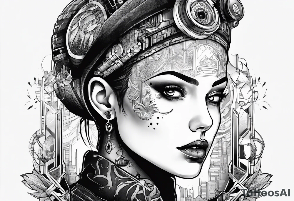 neuromancer tattoo tattoo idea