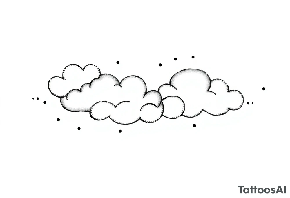 Clouds tattoo idea