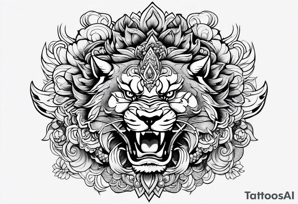 shishi tattoo idea