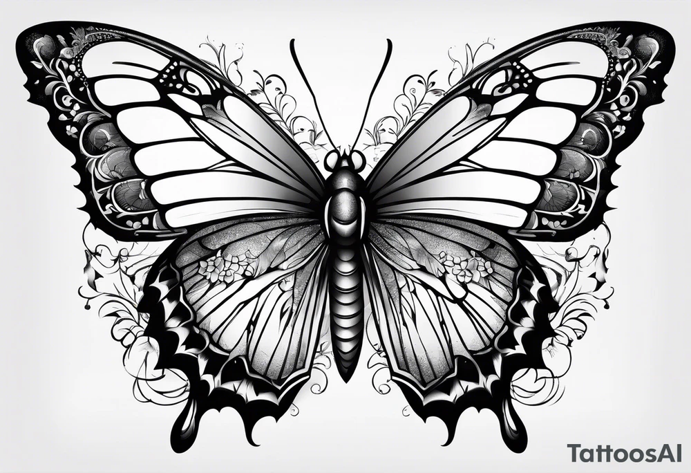 borboleta tattoo idea