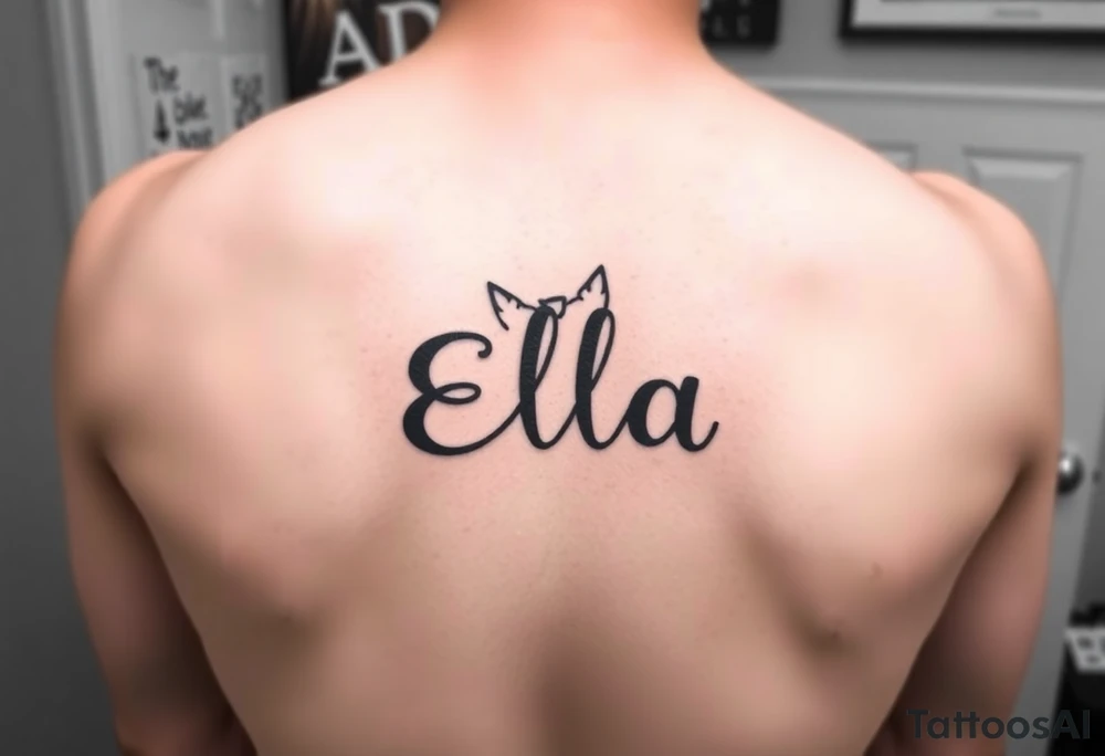 Ella tattoo idea