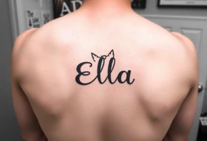 Ella tattoo idea