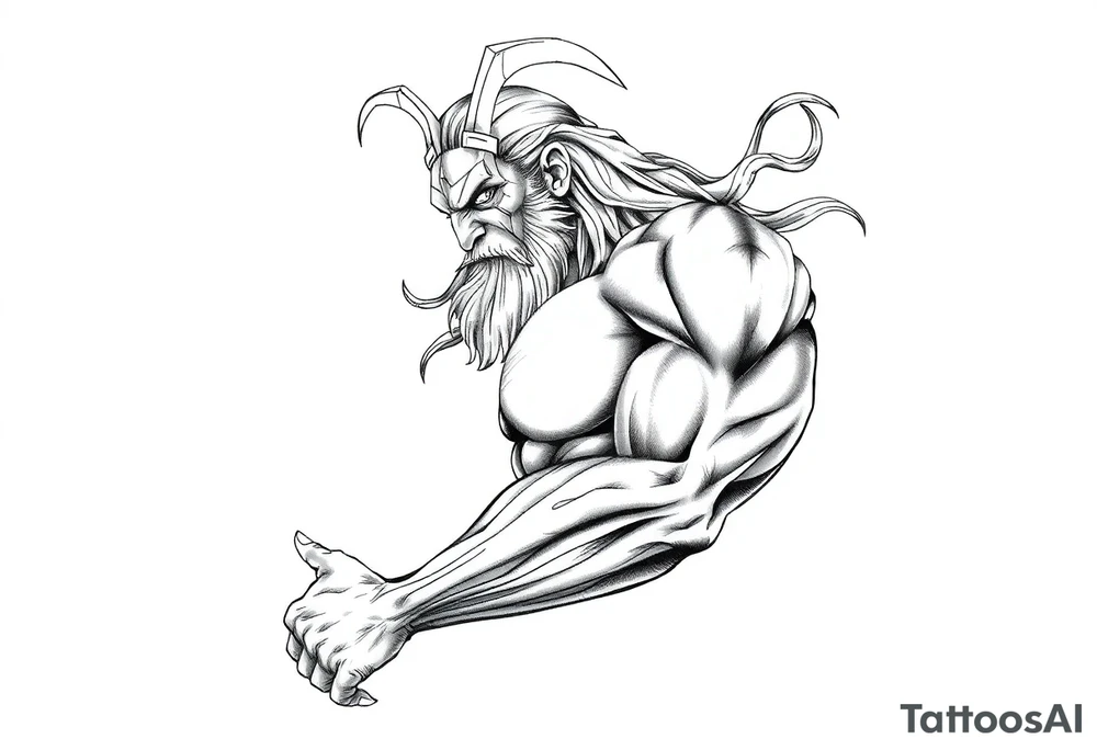 poseidon tattoo idea