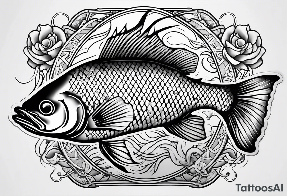 traditional coyfish tattoo tattoo idea