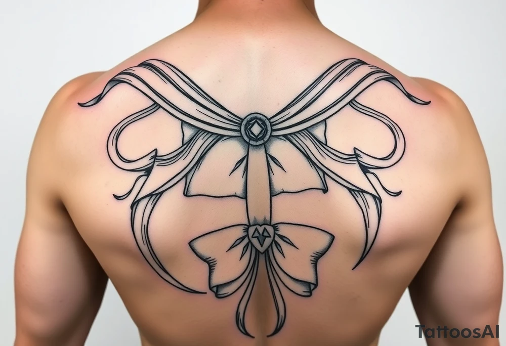 full color sailor moon full body feminine tattoo idea