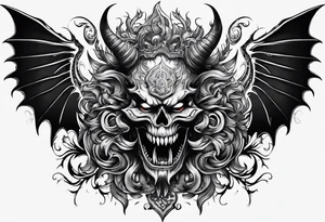 demons and fears tattoo idea