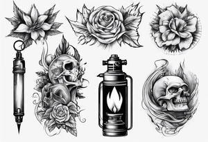 lighter tattoo idea