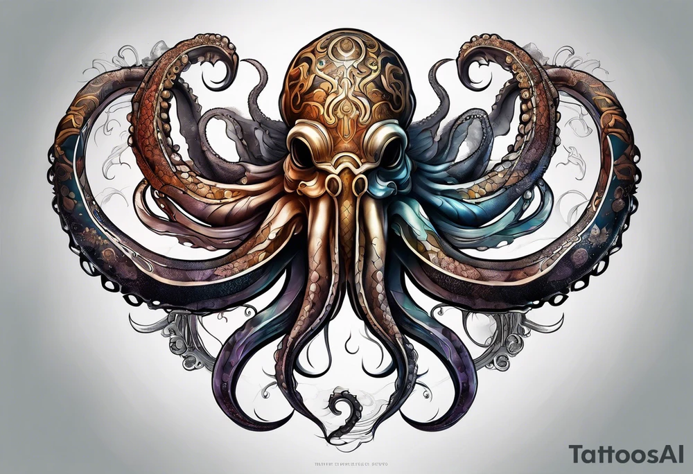 kraken tattoo idea