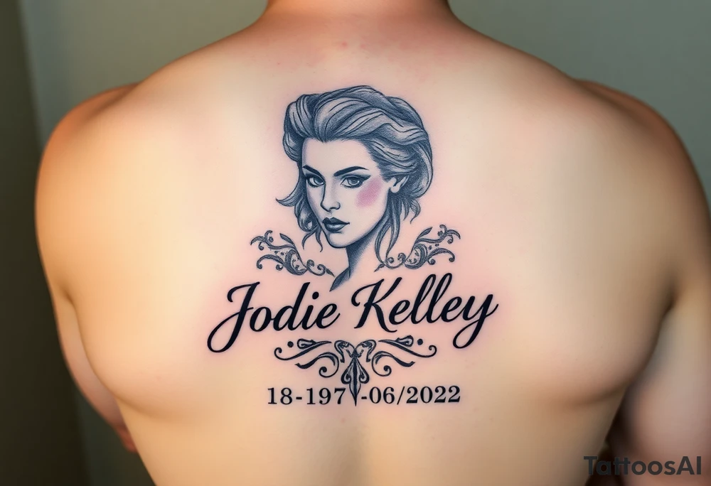 tattoo for my mother who passed away Jodie Kelley 4/18/1976-12/06/2022 tattoo idea