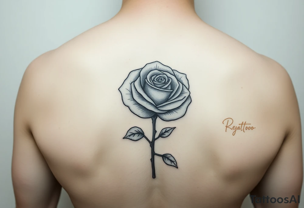 Rose tattoo idea