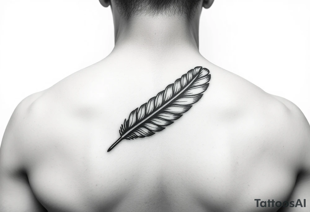 Feather tattoo idea