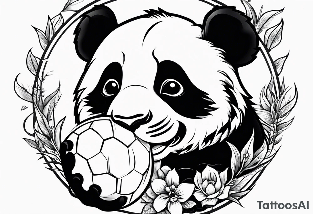Baby panda 
Baby Tiger
Playing ball tattoo idea