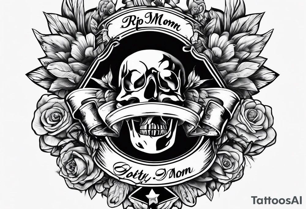 Rip mom tattoo idea