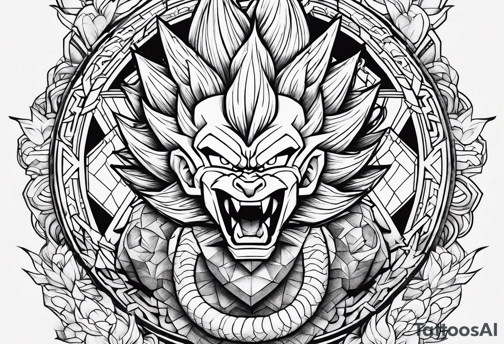 dragonball z tattoo idea