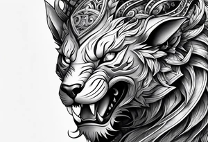 Chimera tattoo idea