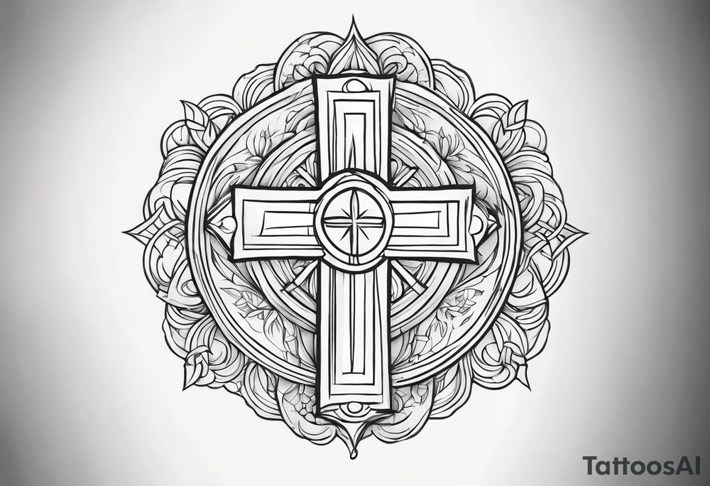 Christian catholic for shoulder tattoo idea