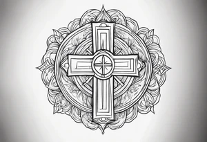 Christian catholic for shoulder tattoo idea